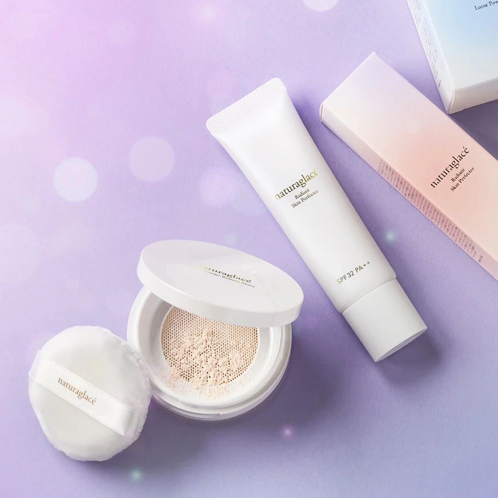[限定] NATURAGLACE Radiant Skin Perfector & Loose Powder Radiant Moist