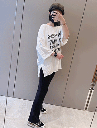 春夏新款/瘦比巴彈力褲