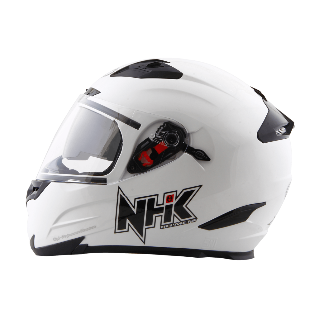 NHK RX-9 亮白 素色 全罩式 透氣 內墨片