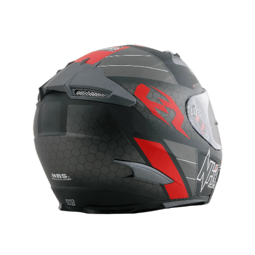 NHK RX-9 Navy 黑紅 彩繪 全罩式 透氣 內墨片