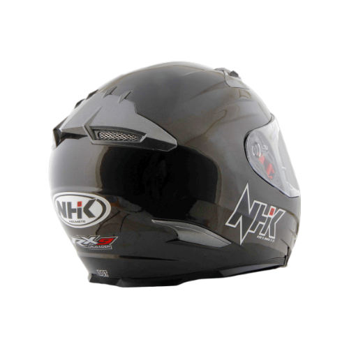 NHK RX-9 槍灰色 素色 全罩式 透氣 內墨片