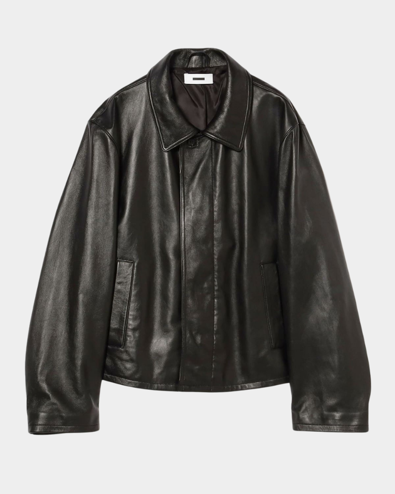 REVERBERATE - ST LEATHER JACKET / BLACK