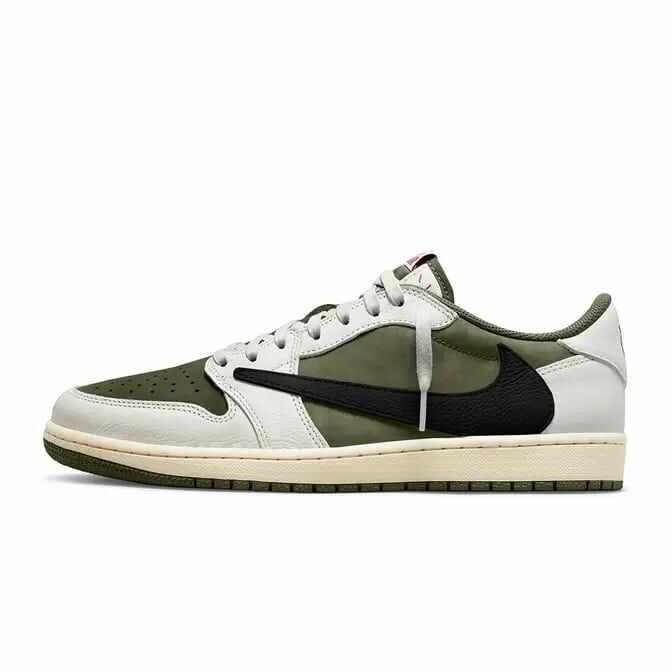 Travis Scott x Nike Air Jordan 1 Low OG "Medium Olive" 倒勾 8.0 橄欖綠 DM7866-200