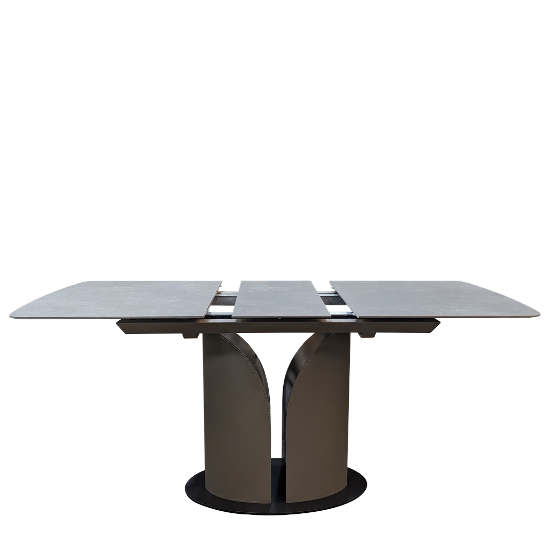 零碼特賣︱阿曼尼灰︱岩板拉伸餐桌