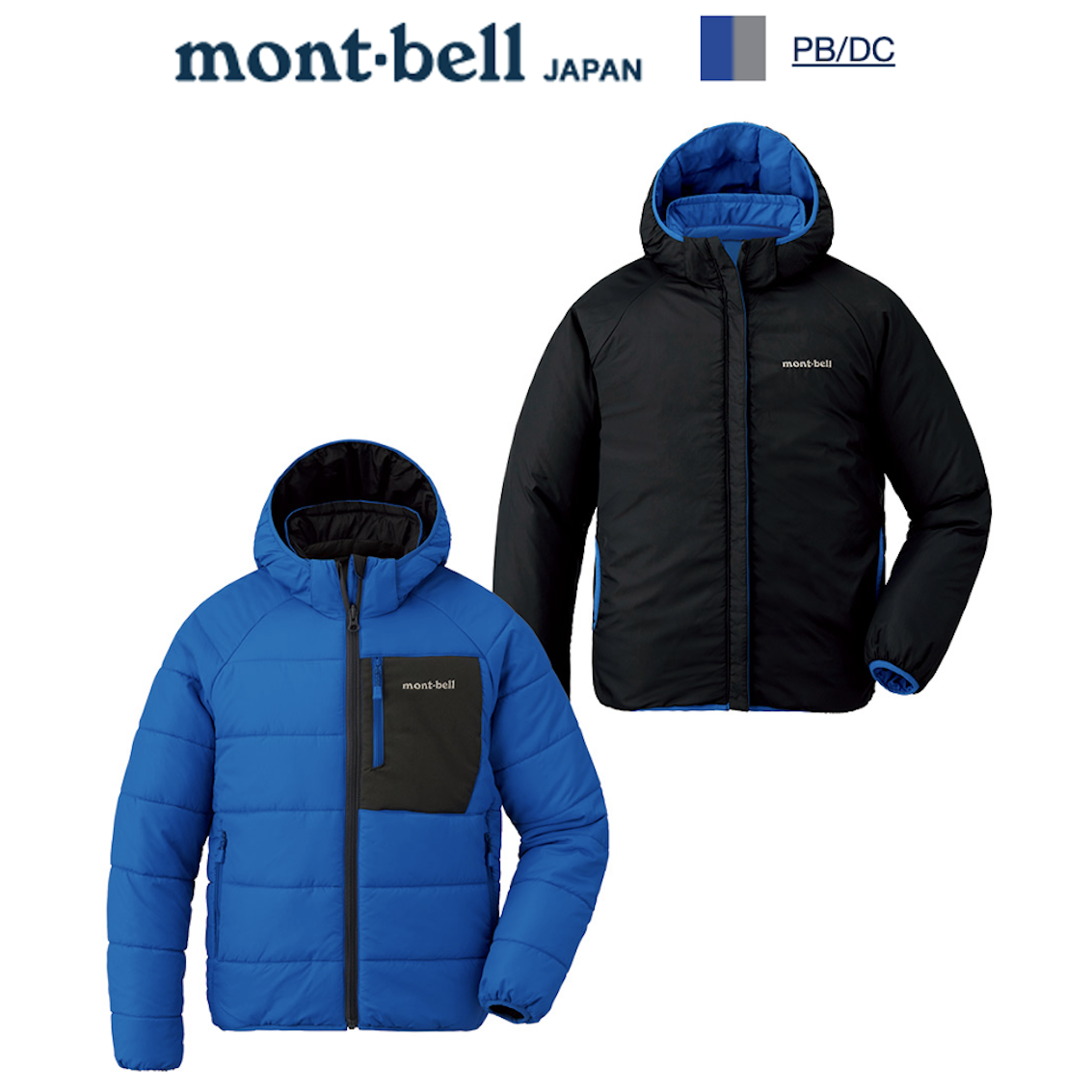 日本 Mont-Bell Thermaland Parka 兒童雙面輕便保溫連帽外套