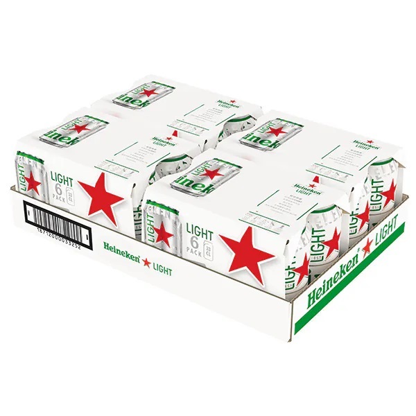 海尼根星銀｜小鋁罐330ml｜一箱24入