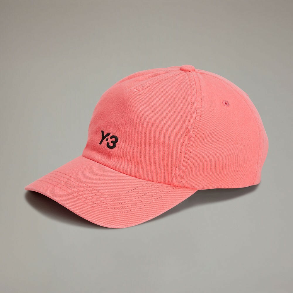 【 Y-3 DAD CAP 復古老爹帽 - 粉橘紅 】