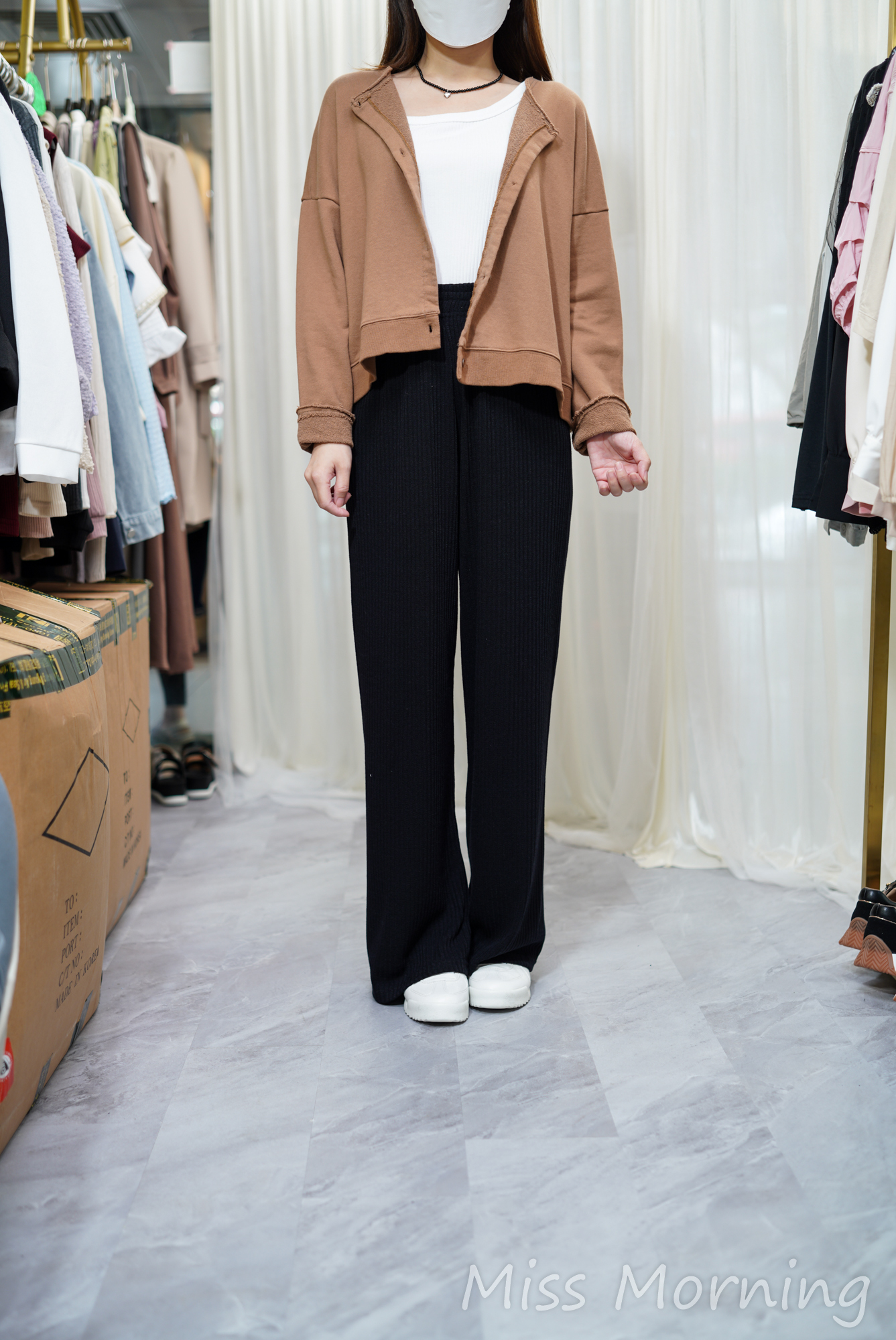 中薄靚料衛衣外套(14145)