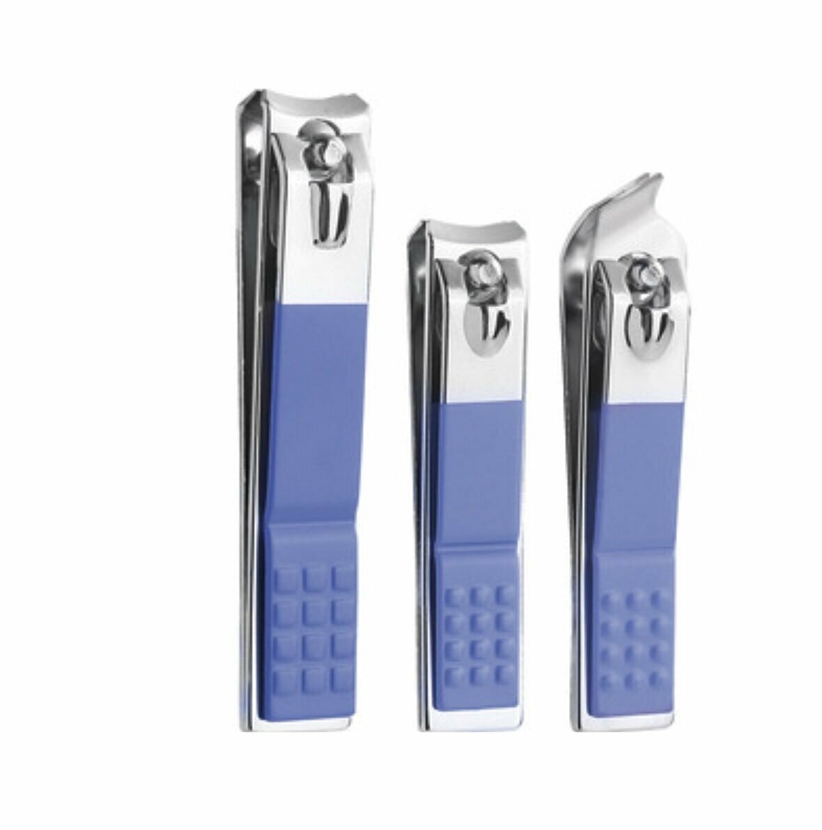 New household nail clipper set (blue 3-piece set)
