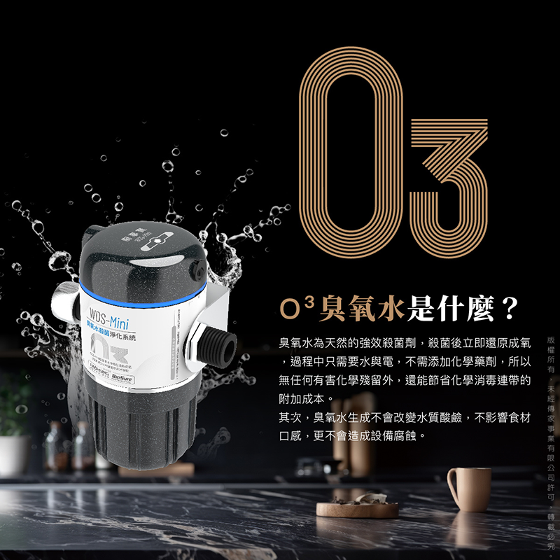豪星 廚事寶 WDS-Mini 臭氧水殺菌淨化系統
