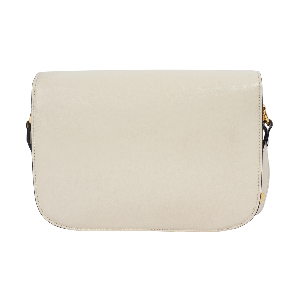 【GUCCI】Horsebit 1955小款肩背/斜背包(白色) 602204 1DB0G 9022