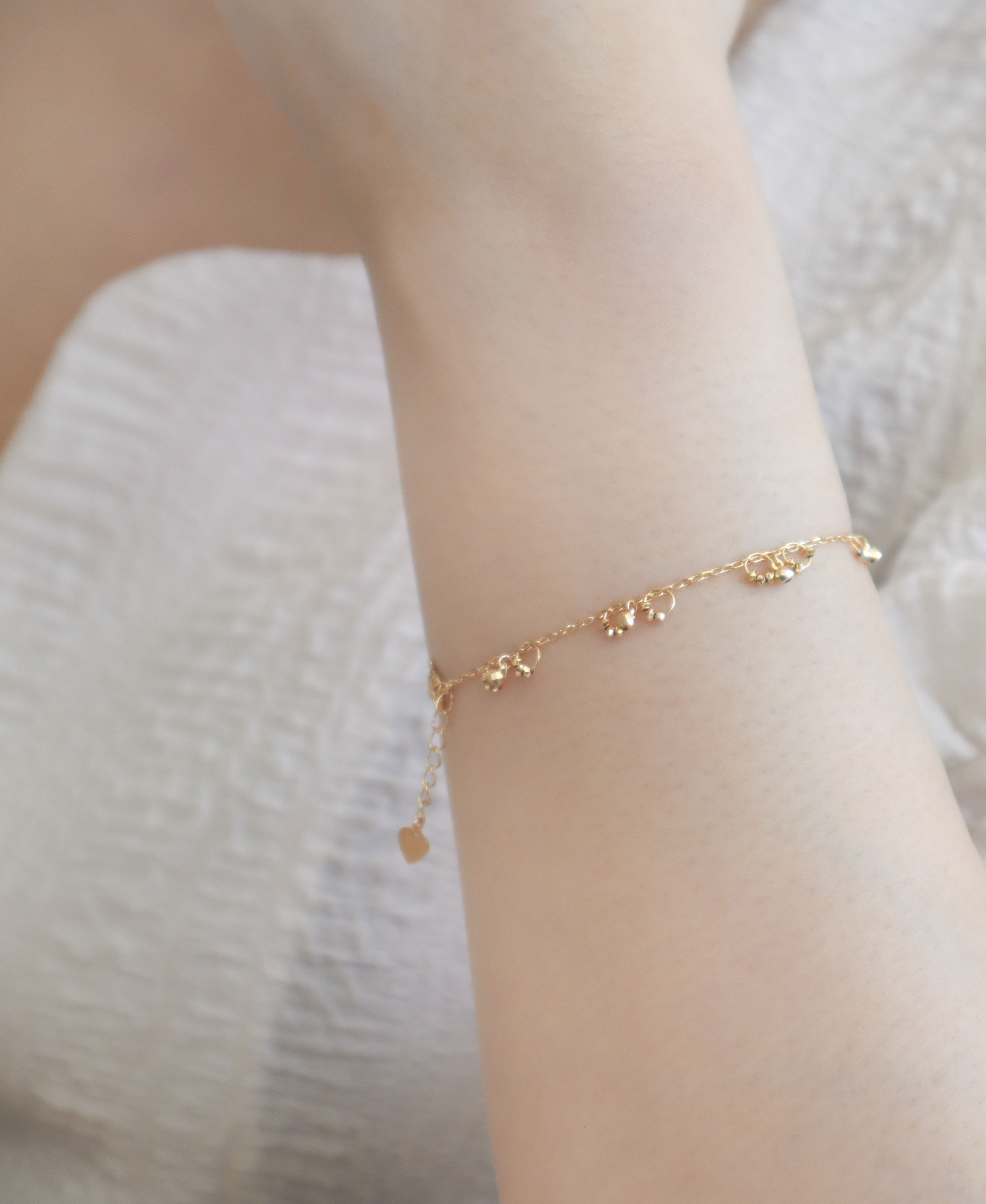 18K/日本設計款系列-串鈴手鍊