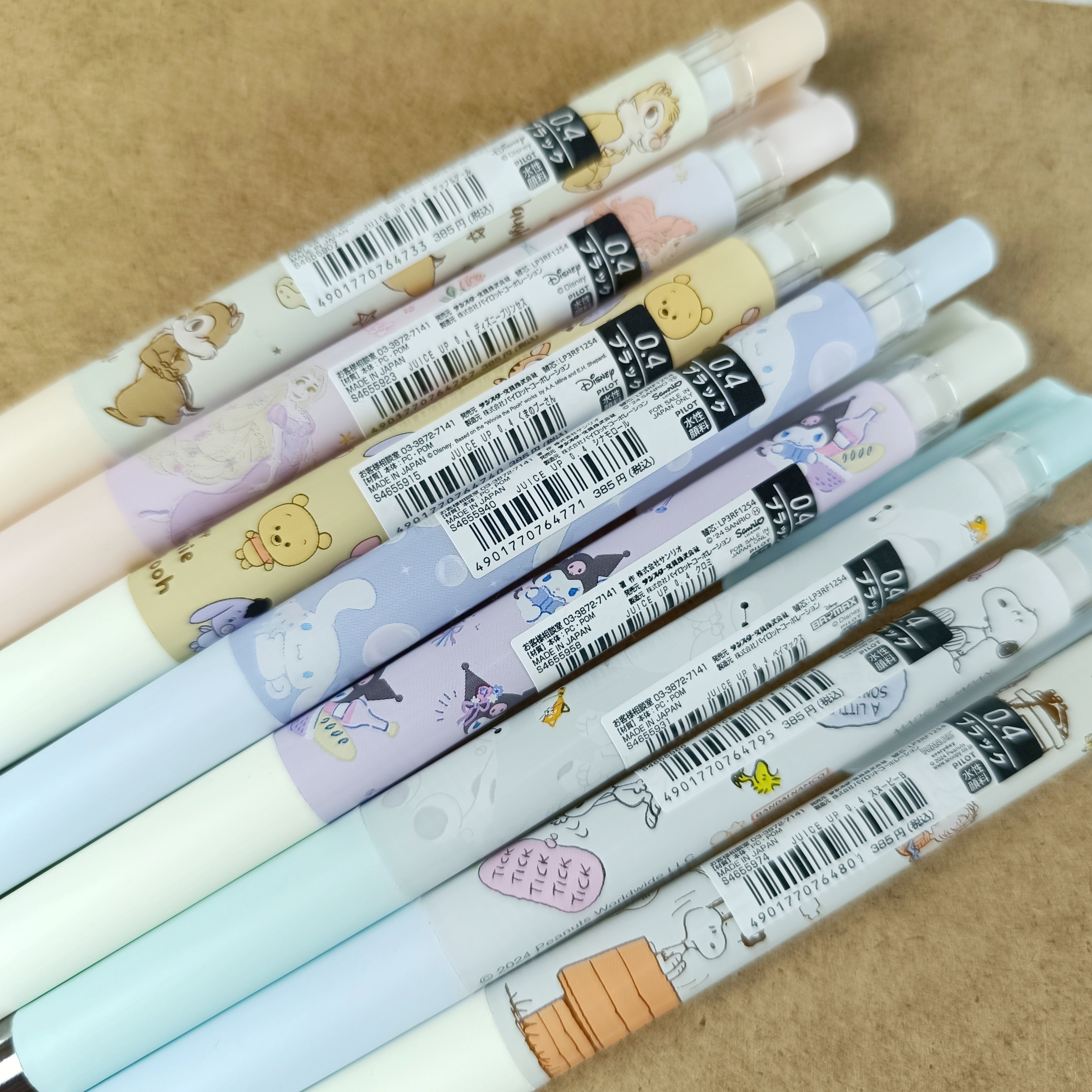 日本 sun-star x PILOT 卡通聯名款 Juice up 0.4 超級果汁筆 共八款