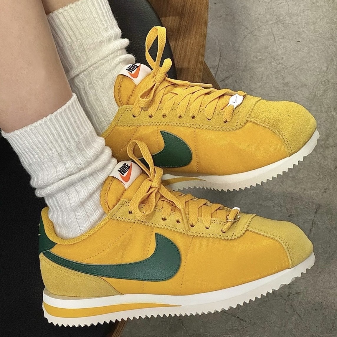 "調貨" Nike Cortez 阿甘鞋 緩震 輕盈 復古經典 女款 黃綠 DZ2795-702