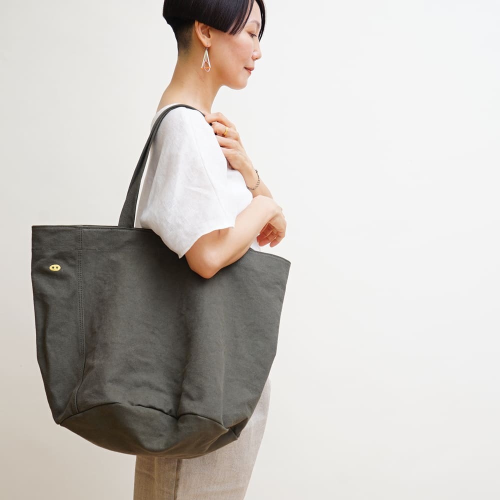 Camping Plus  經典托特包  軍綠