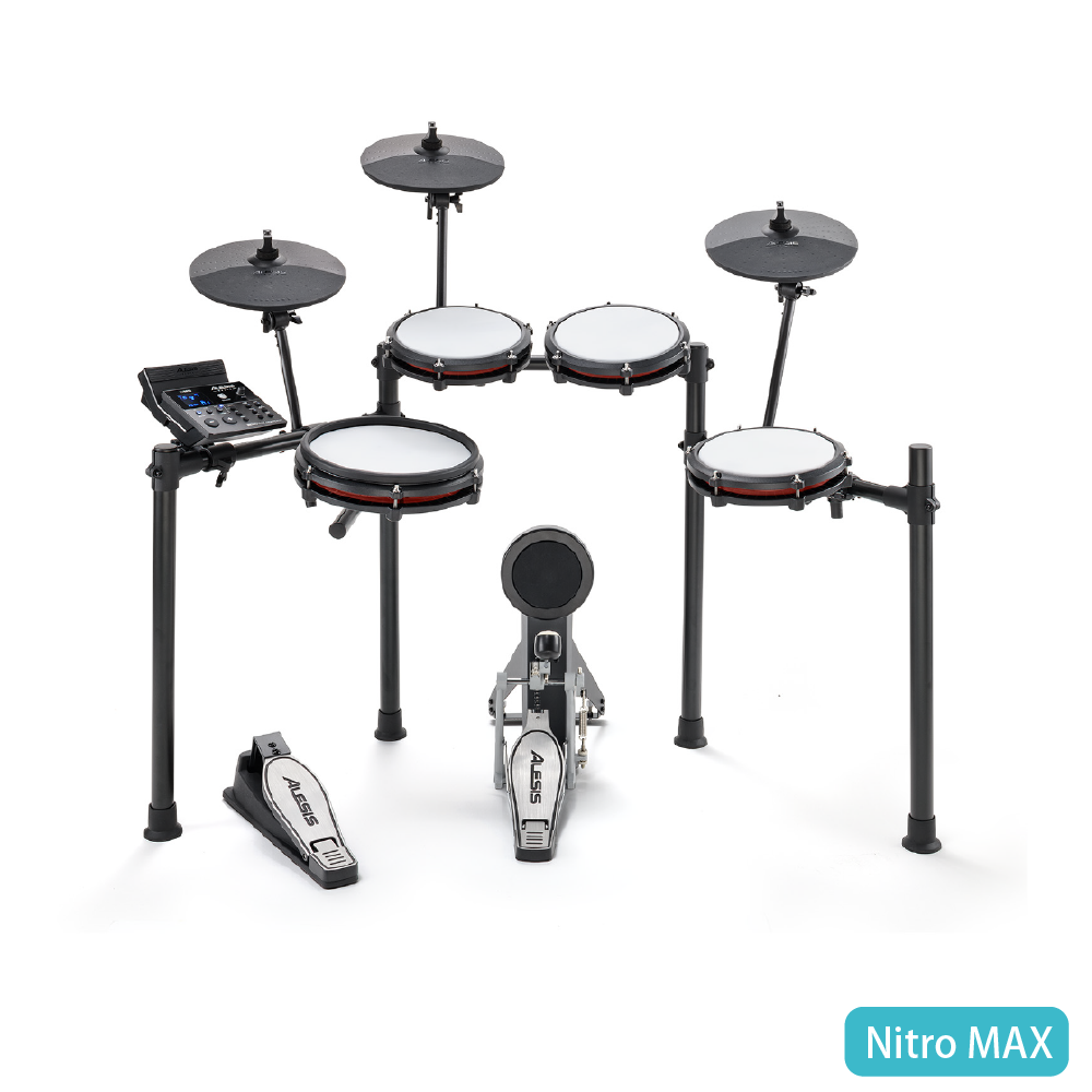 Alesis Alesis / Nitro MAX 數位電子鼓套組 (加贈鼓棒 鼓椅 鼓毯 耳機) 第 6 張圖片｜三峽鼓 / 打擊