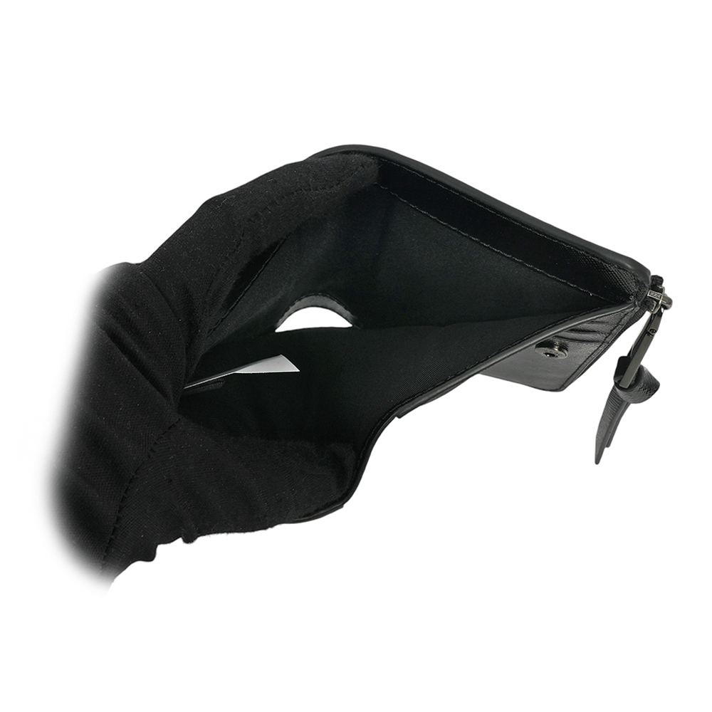 【MARC JACOBS】THE SNAPSHOT DTM 薄款暗釦迷你二折短夾(黑色) 2F3SMP050S07 001