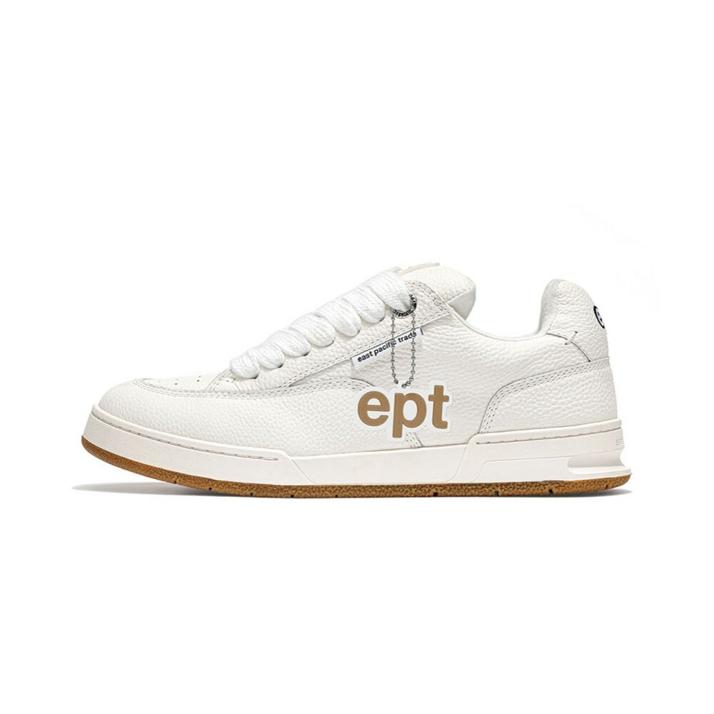 Ept Fat 荔枝皮 全白焦糖底 休閒鞋 女鞋 EP4SN1FA08001