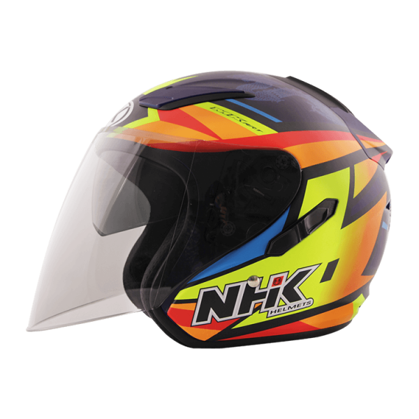 NHK R1 Ryu6#1 彈丸小僧 (Ryusei Yamanaka) 亮面深藍 選手彩繪 3/4罩式 透氣 內墨片