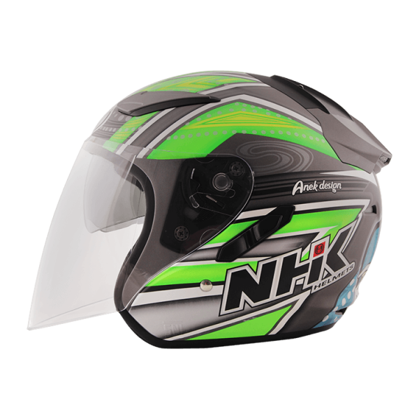NHK R1 RG87#1 TKKR (Remy Gardner) 消光灰綠 選手彩繪 3/4罩式 透氣 內墨片