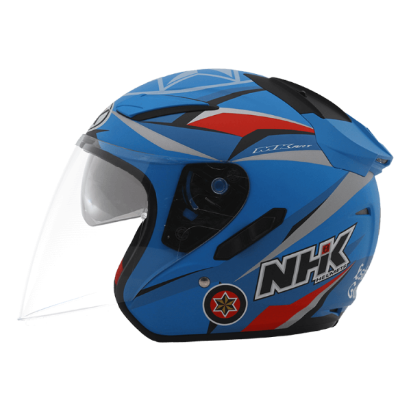 NHK R1 EG0.0 (Estrella Galicia) 消光藍 選手彩繪 3/4罩式 透氣 內墨片