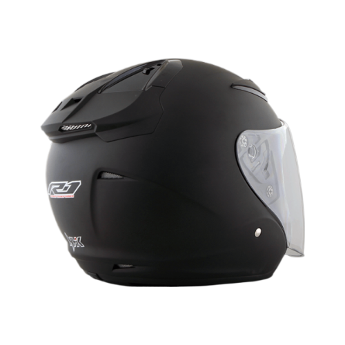 NHK R1 消光黑 素色 3/4罩式 透氣 內墨片