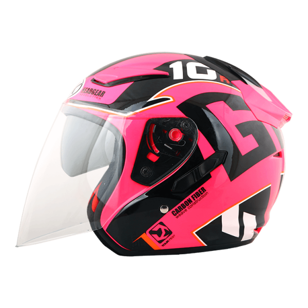 NHK R1 G10 亮面螢光粉 彩繪 3/4罩式 透氣 內墨片