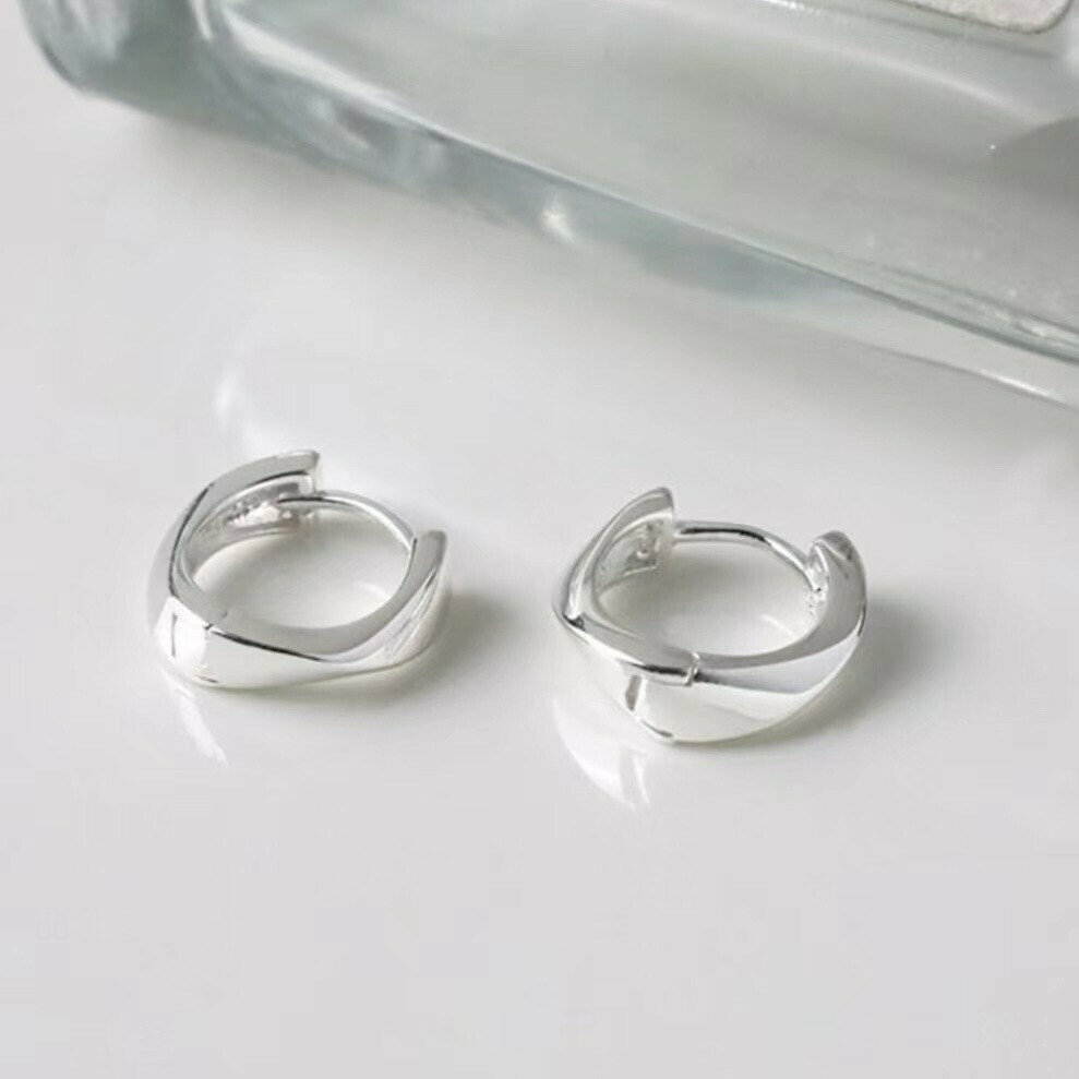 Z32曲面純銀易扣