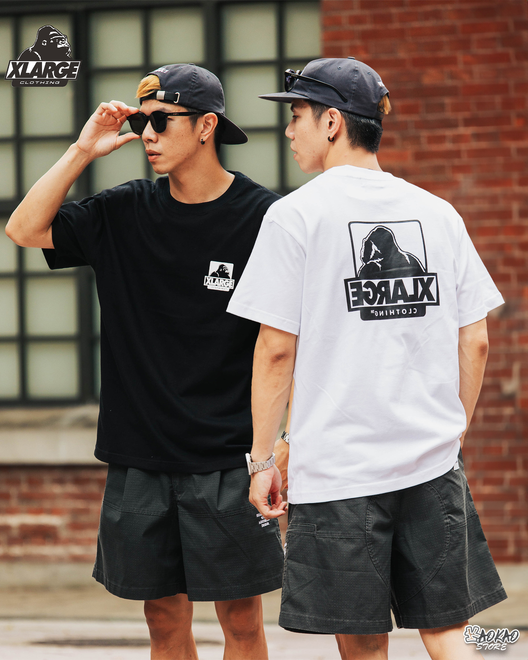 「現貨」XLARGE S/S T-shirt 前小後大圖 印花短Tee【101222011012】