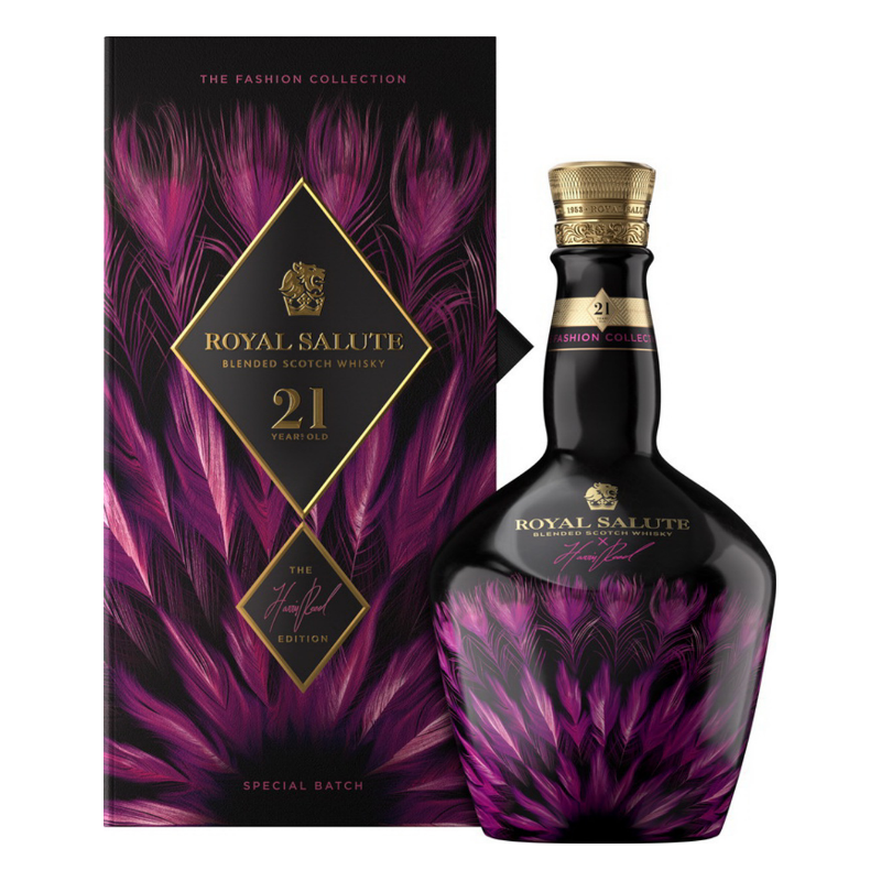 皇家禮炮21年 新奢時尚系列第三代：耀紫羽冠