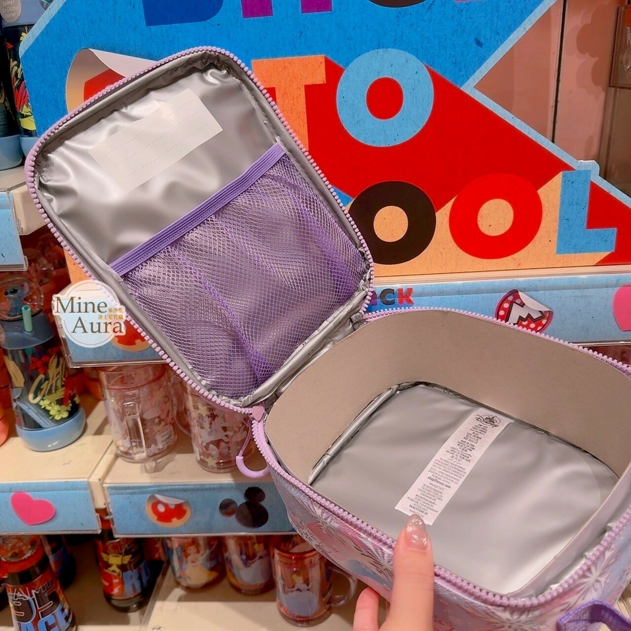 冰雪奇緣 Frozen 圖案 可外掛 多功能 午餐袋 手提包 -香港迪士尼樂園