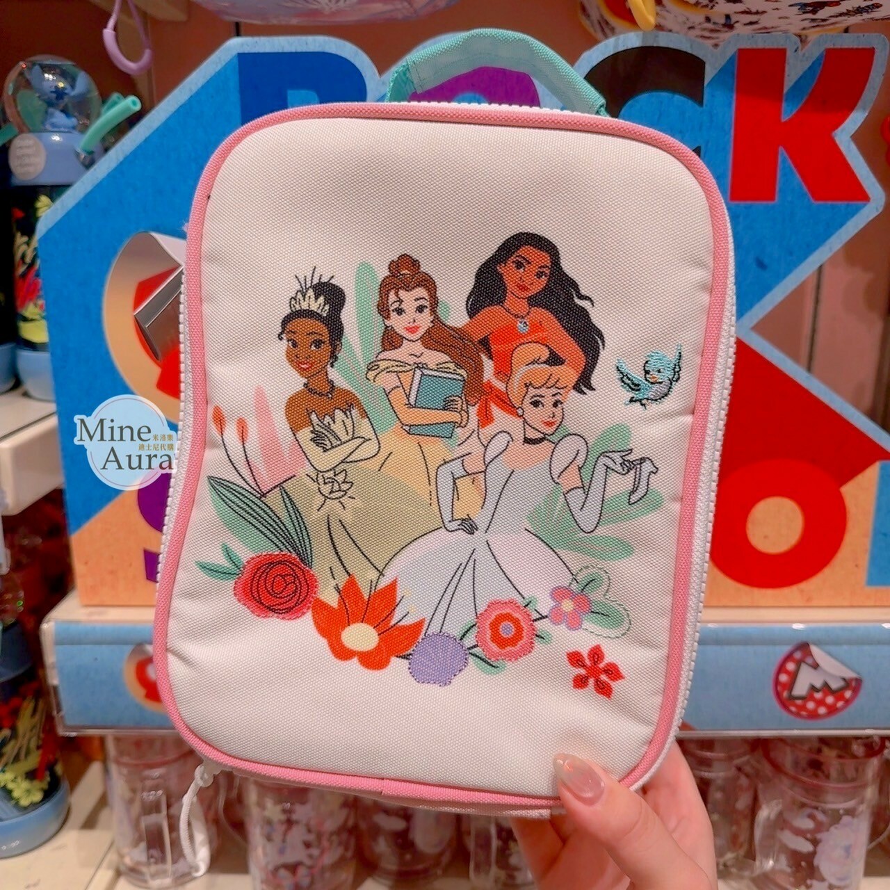 公主系列 Princess Line 公主集合 圖案 可外掛 多功能 午餐袋 手提包 -香港迪士尼樂園