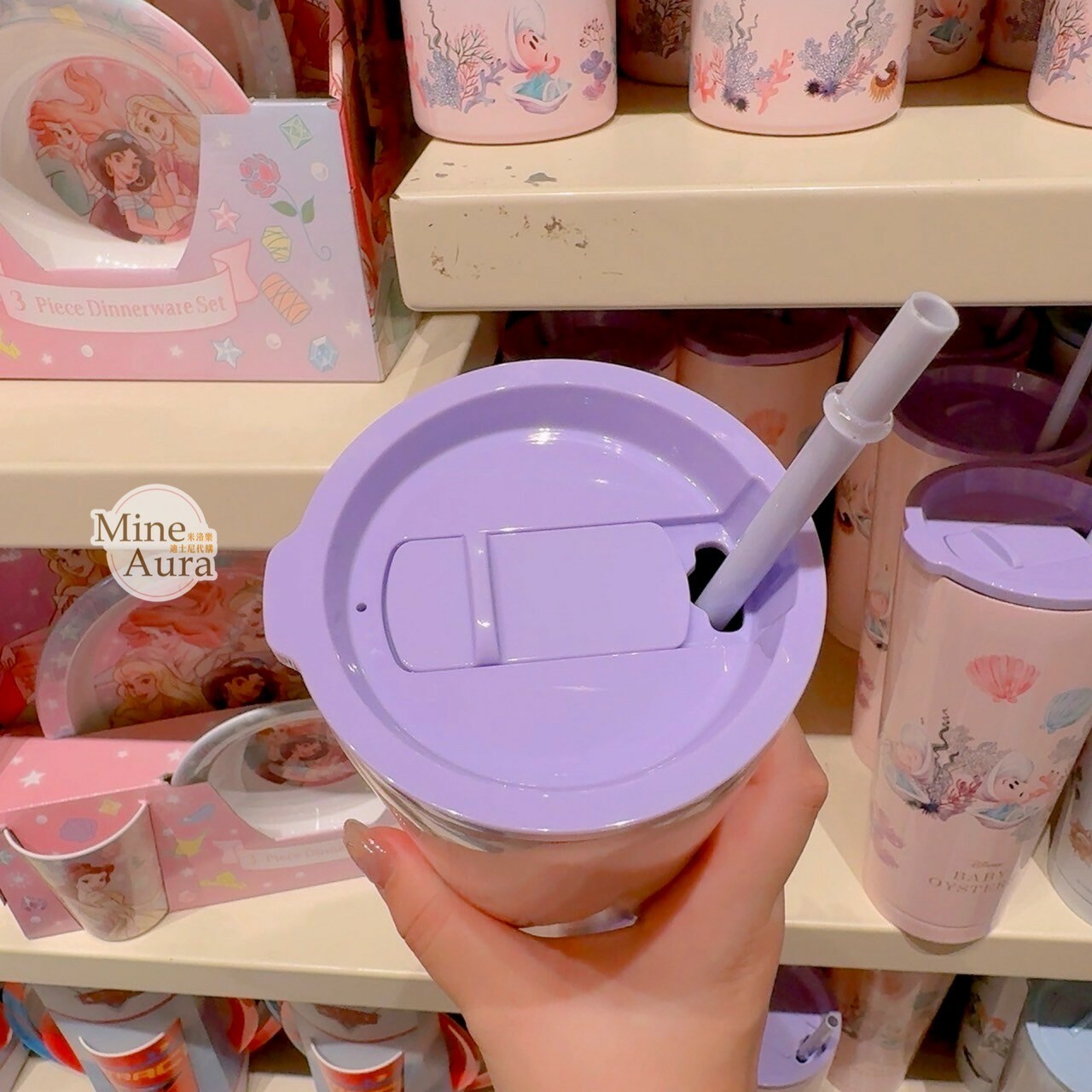 牡蠣寶寶系列 圖案 造型 吸管 水杯 愛麗絲夢遊仙境 Alice in Wonderland -香港迪士尼樂園