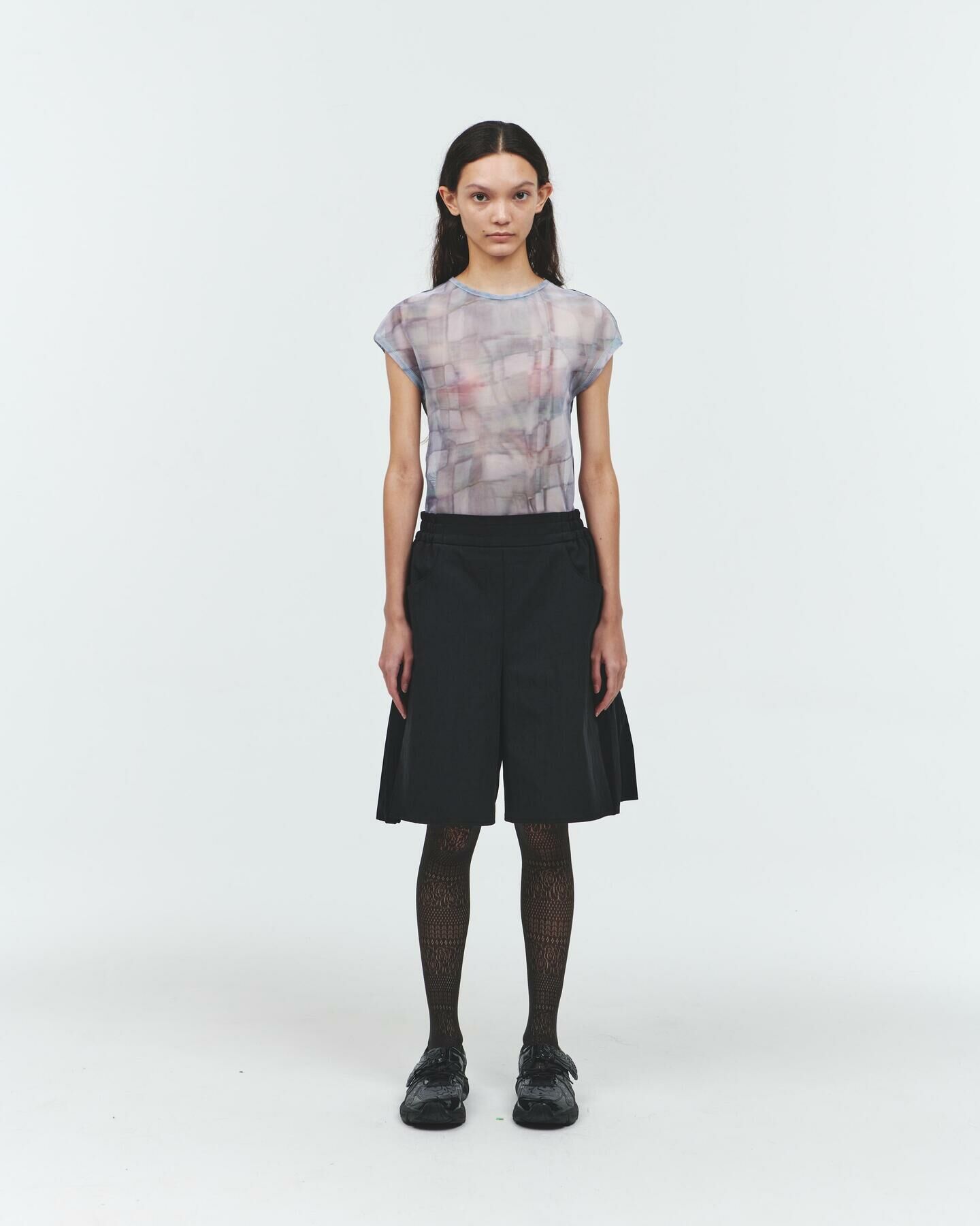 ODLY WORKSHOP Gravel Pebble in the Pond Mesh Tee