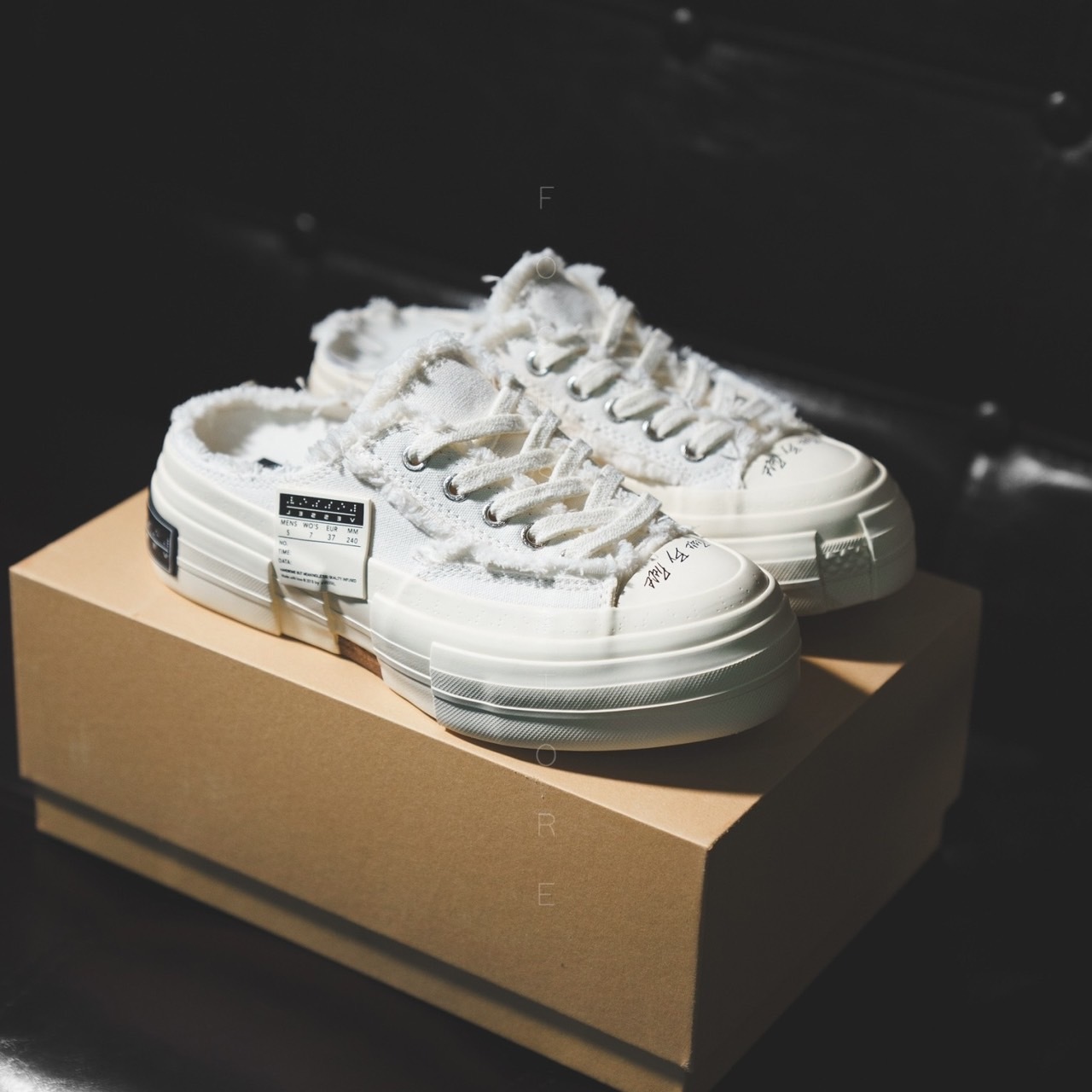 【Focus Store】預購 xVESSEL G.O.P Slip On White 純白 吳建豪 S20X005W