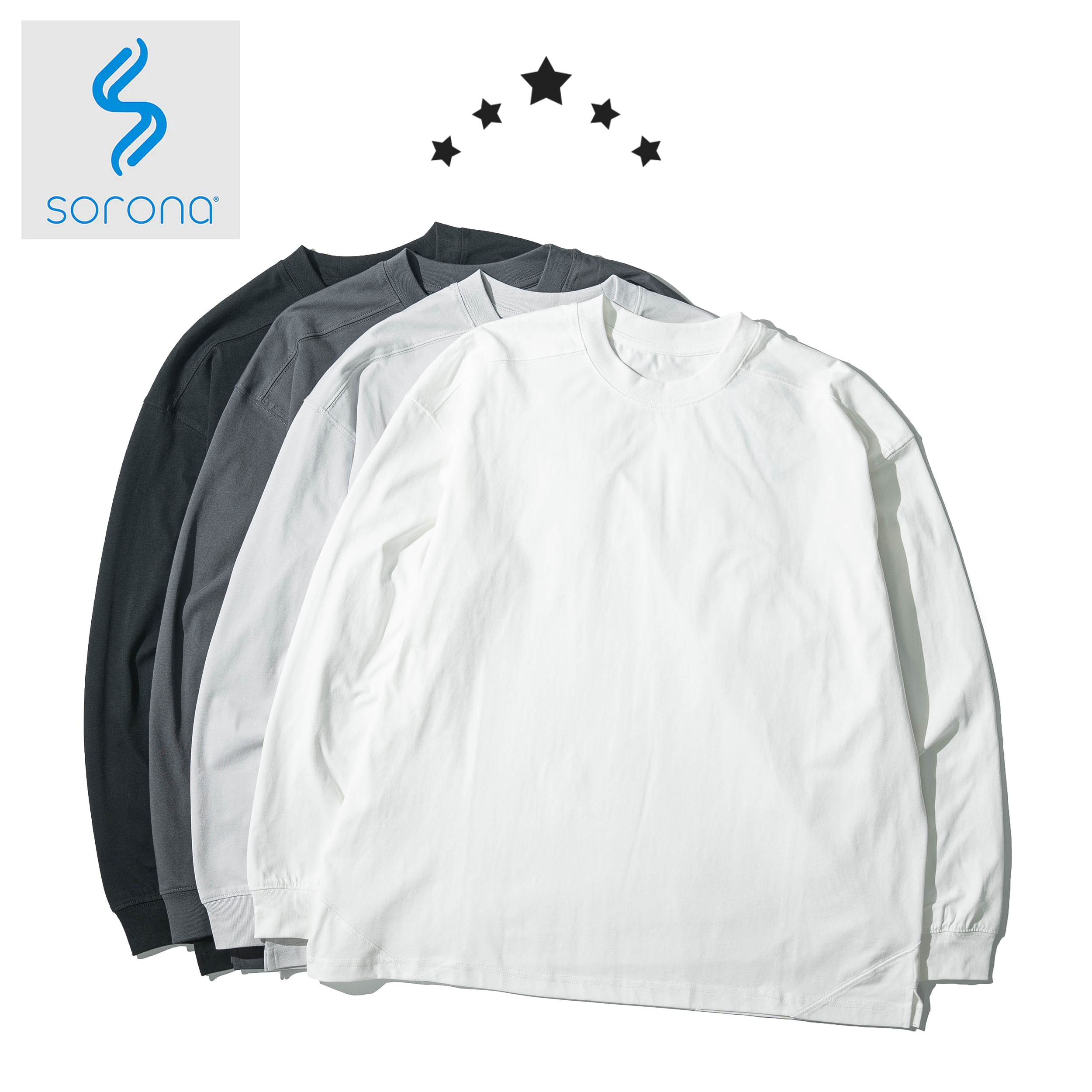 Sorona® Tailored LS Tee 剪裁 抗菌 長袖Tee [PTR-098]