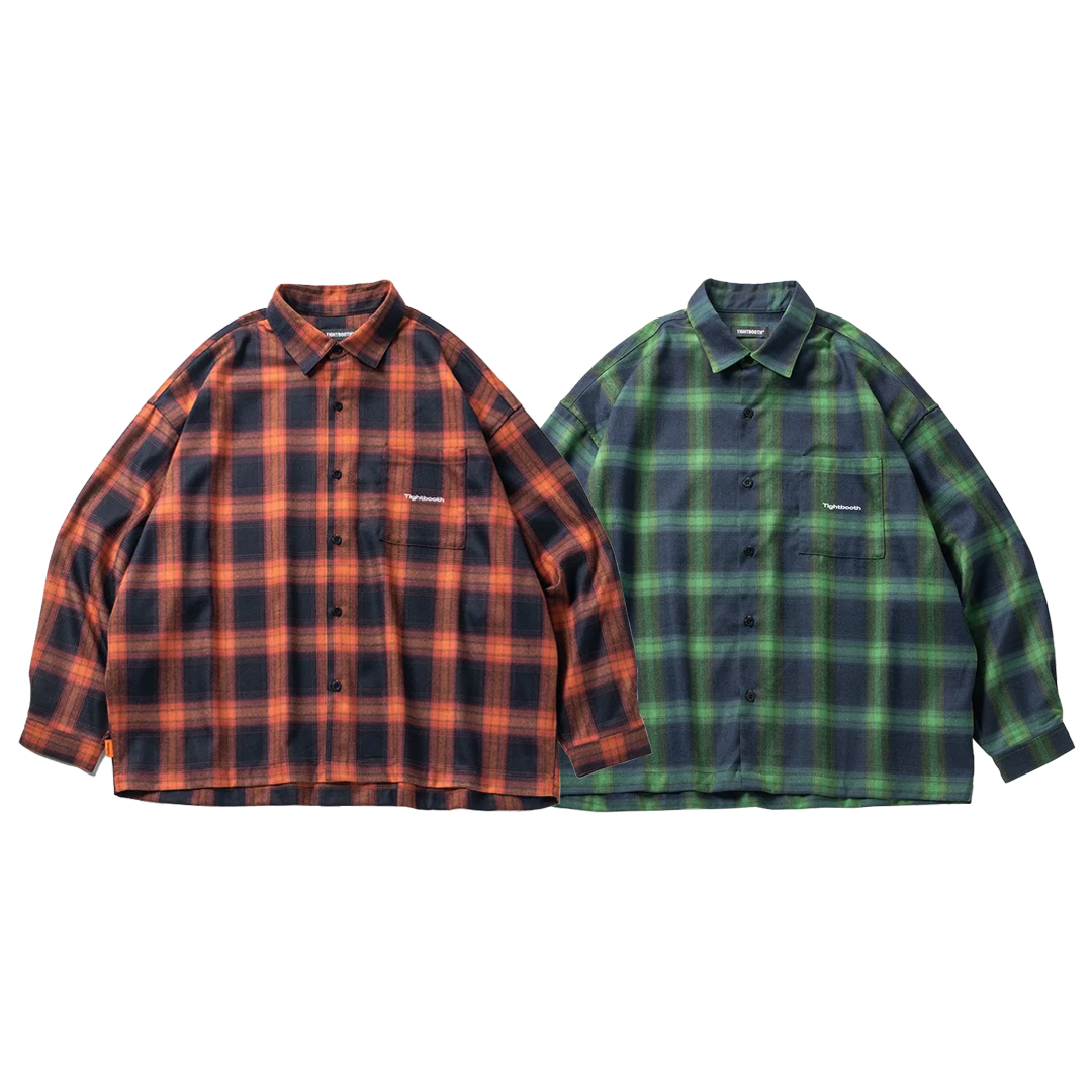 ♞♞♞ さま専用TIGHTBOOTH 24AW OMBRE L/S SHIRT TIGHTBOOTH | タイトブース | OMBRE L/S SHIRT | オンブレチェ