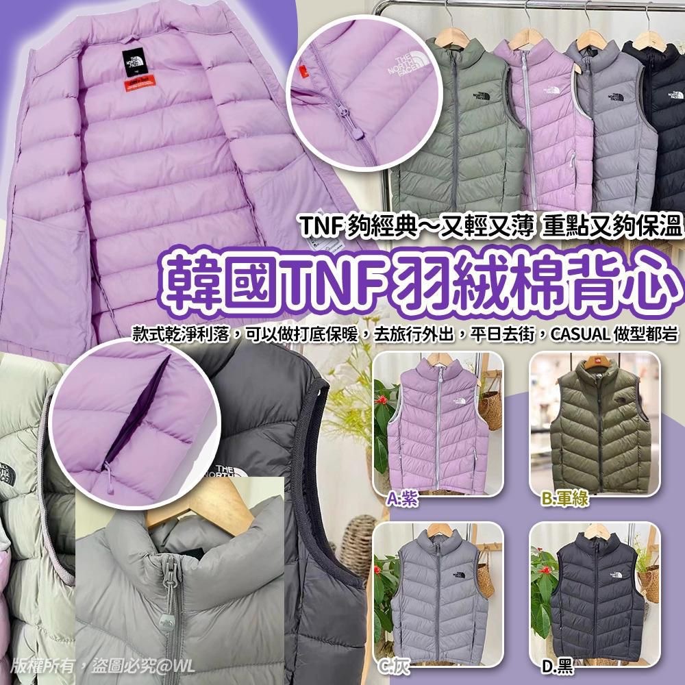 (現貨) 韓國TNF 羽絨綿背心😎