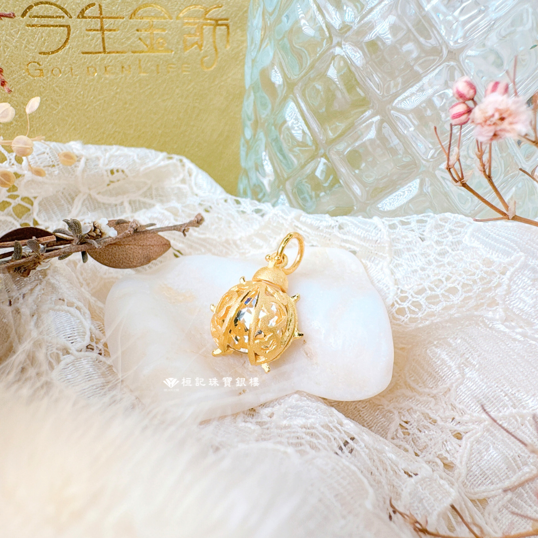 真愛金龜 黃金墜子