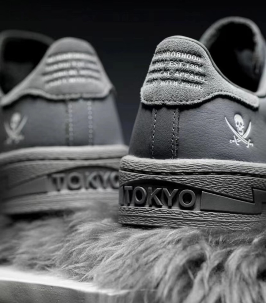 NEIGHBORHOOD X ADIDAS SUPERSTAR “CEMENT GREY” 聯名 TOKYO 海盜 皮革 麂皮 貝殼 水泥灰 IE6115