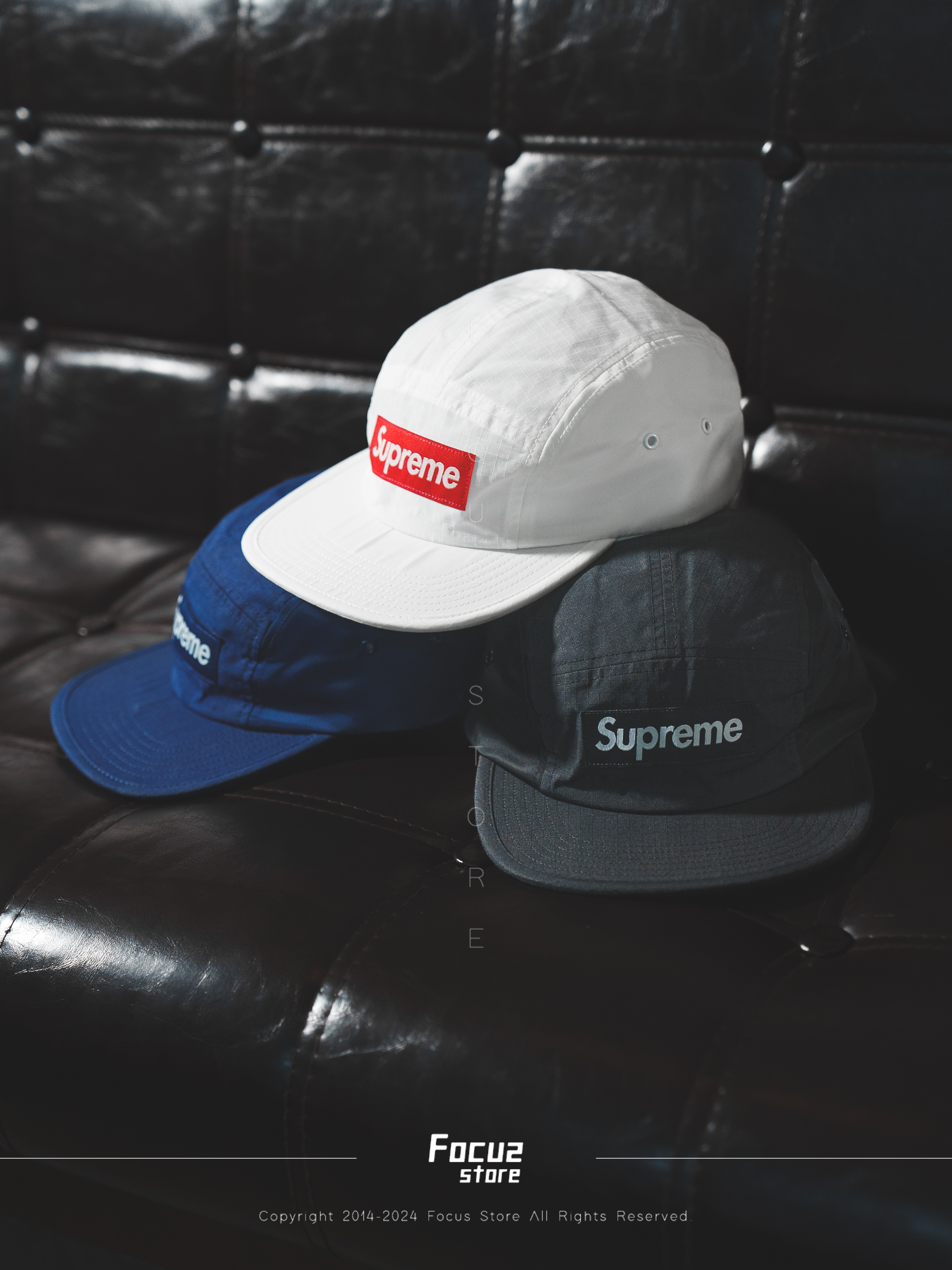 【Focus Store】預購 Supreme FW24 Week3 Waxed Ripstop Cap 三色