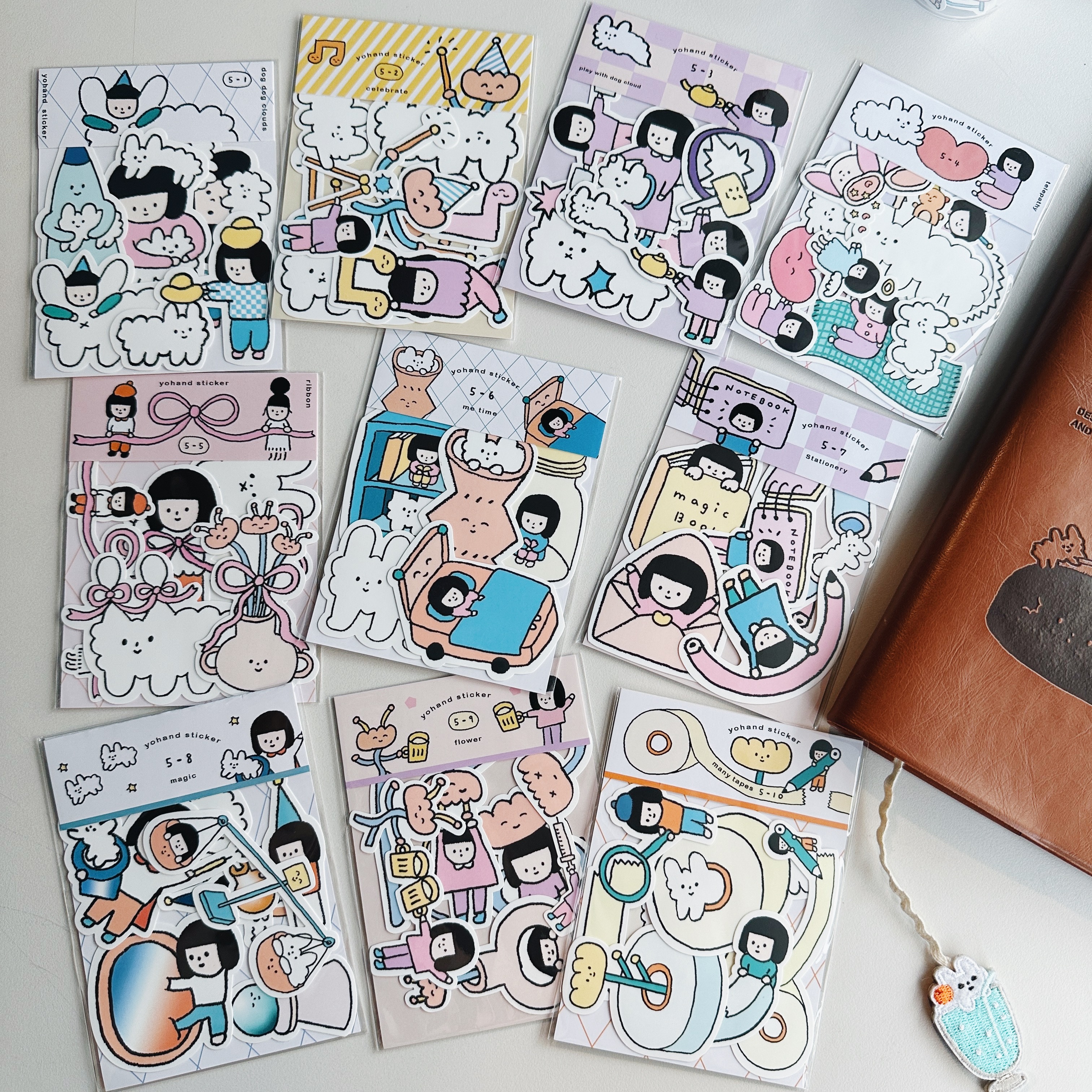 右手超人 5入防水貼紙 5代 （10款）