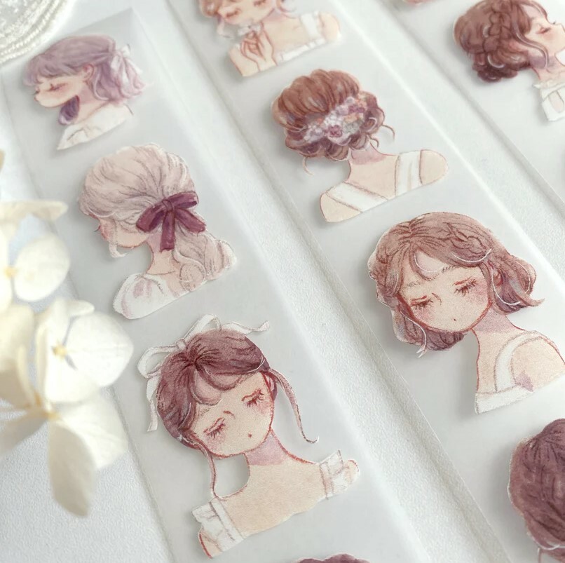 CarrieDraw - Maskingtape of Lilac Braids