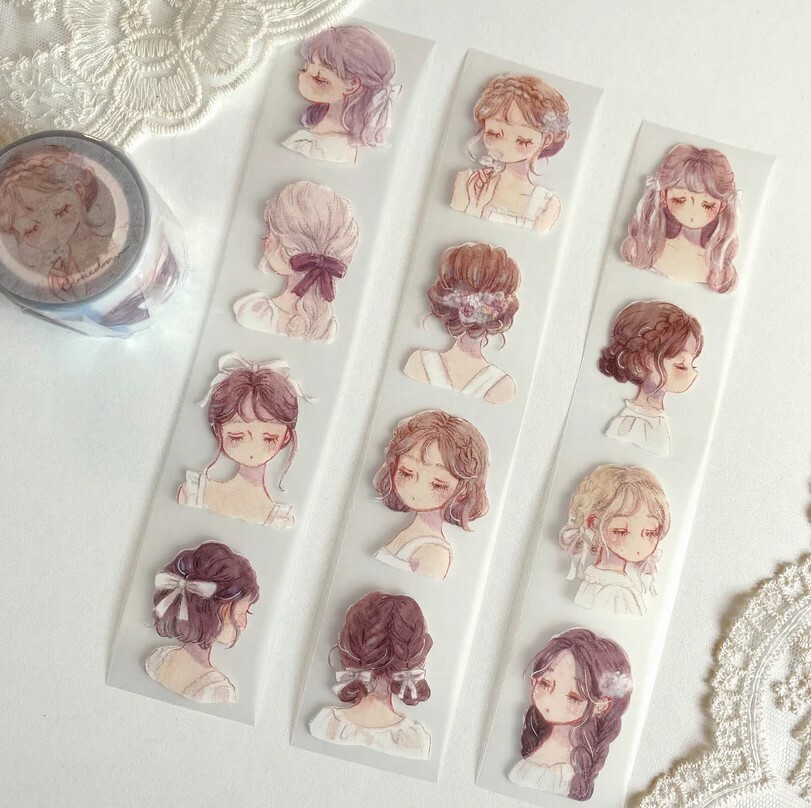 CarrieDraw - Maskingtape of Lilac Braids