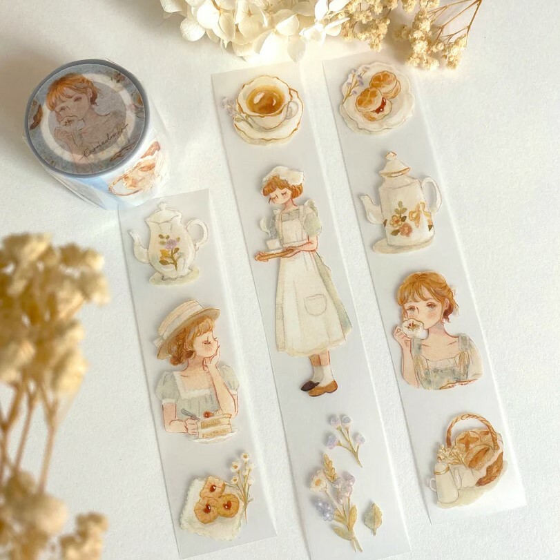 CarrieDraw - Maskingtape of Wild Flower Cafe