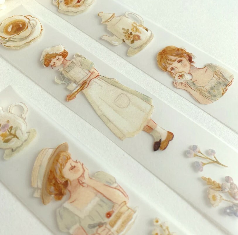 CarrieDraw - Maskingtape of Wild Flower Cafe