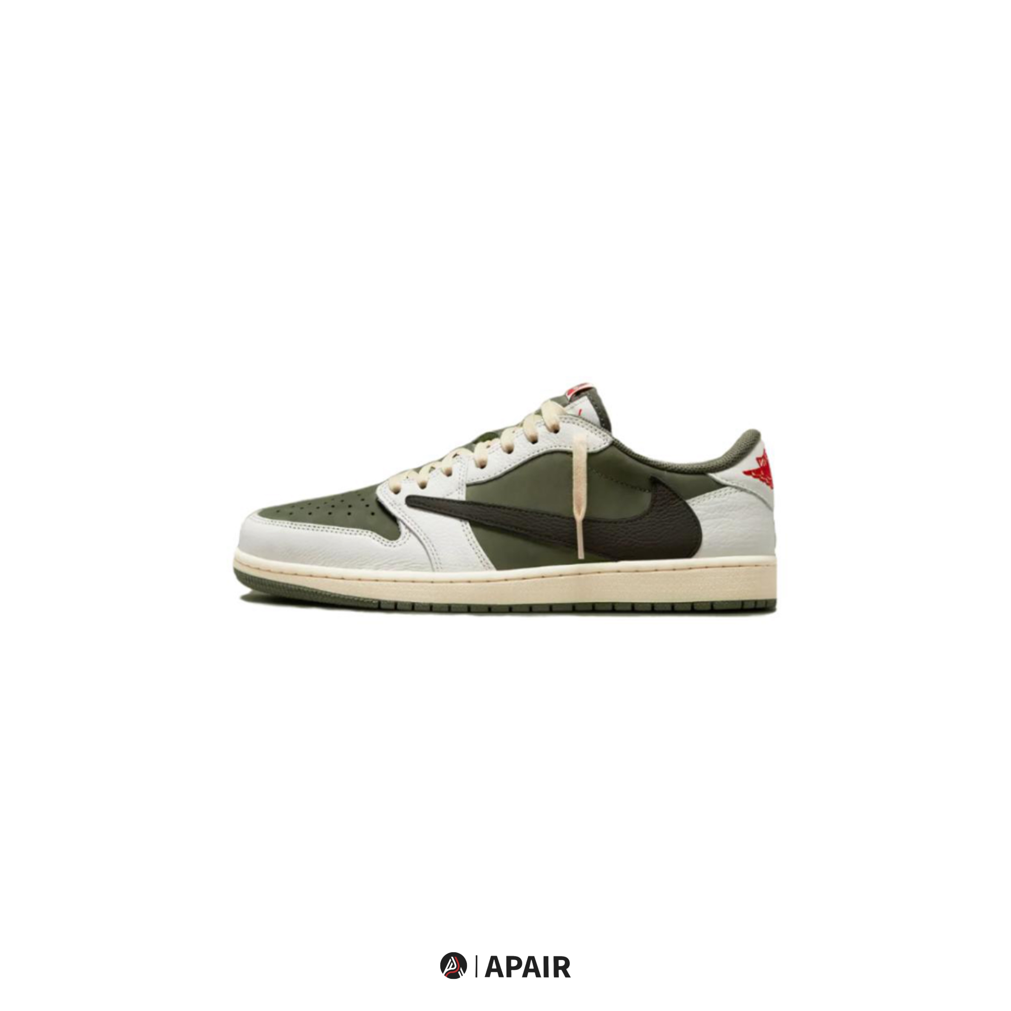 【APAIR】預購 Travis Scott x Nike Air Jordan 1 Low OG "Medium Olive" 橄欖綠 倒鉤 DM7866-200