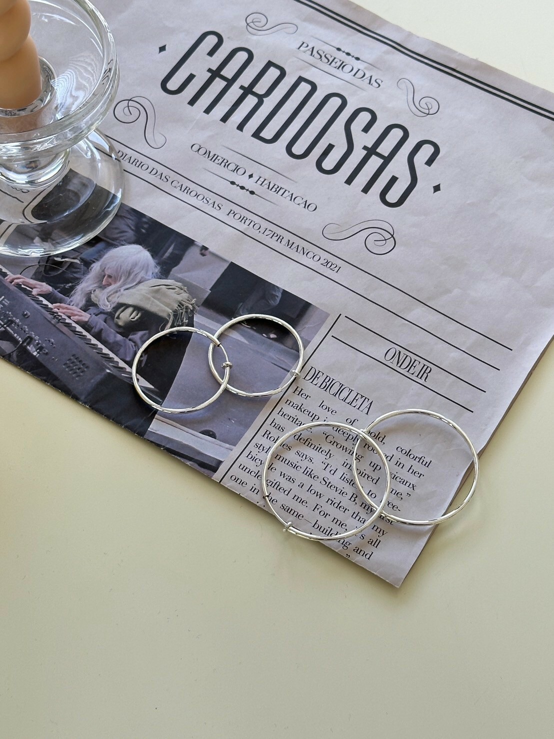 滿額禮✨ 千禧辣妹大圓圈耳環（耳夾款）