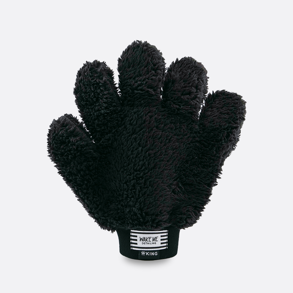 《國王》洗車手套 - 宇宙黑