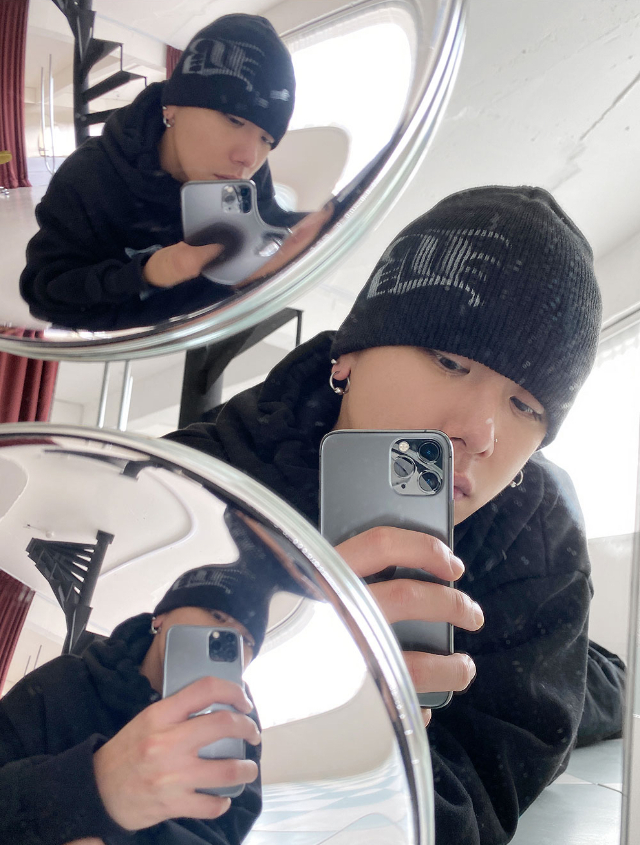 【HERETICS STUDIO 】韓國 고품질 歌德文字 針織 穿搭必備 帽子 毛帽